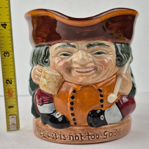 Vintage Royal Doulton The Best Is Not Too Good Toby Mug Limited Editon England - Picture 12 of 14